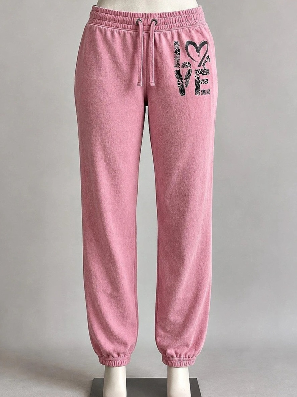 Juicy Couture Pink Graphic Joggers Size Medium